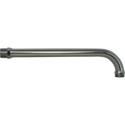 BRACCIO DOCCIA  OTTONE CROMATO 1/2M MM 18 CM 25