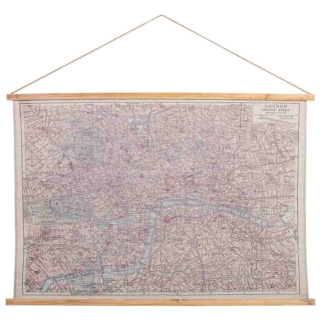 Tessuto stampato pergamena tela 125x86x1,7h cm