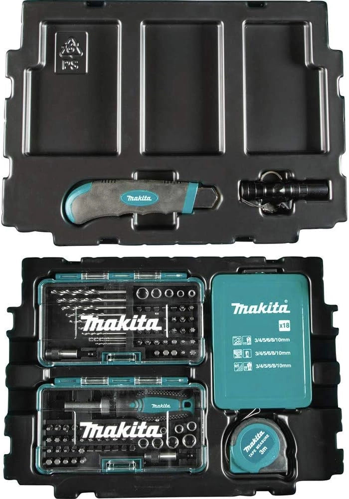 Makita B-49884 - Set de acesorios makpac 116pcs