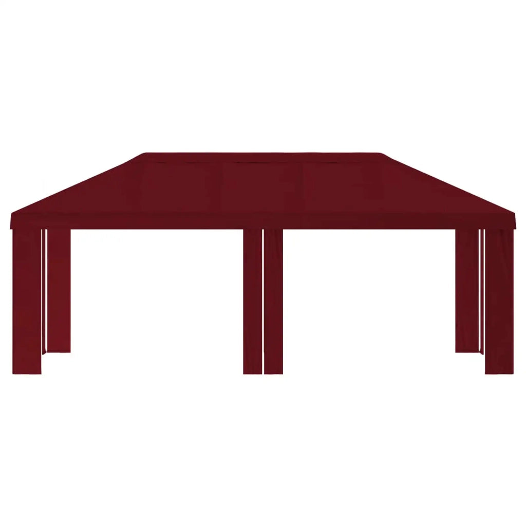 Copertura per Gazebo 6 x 3 m Borgogna Poliestere 190 900433