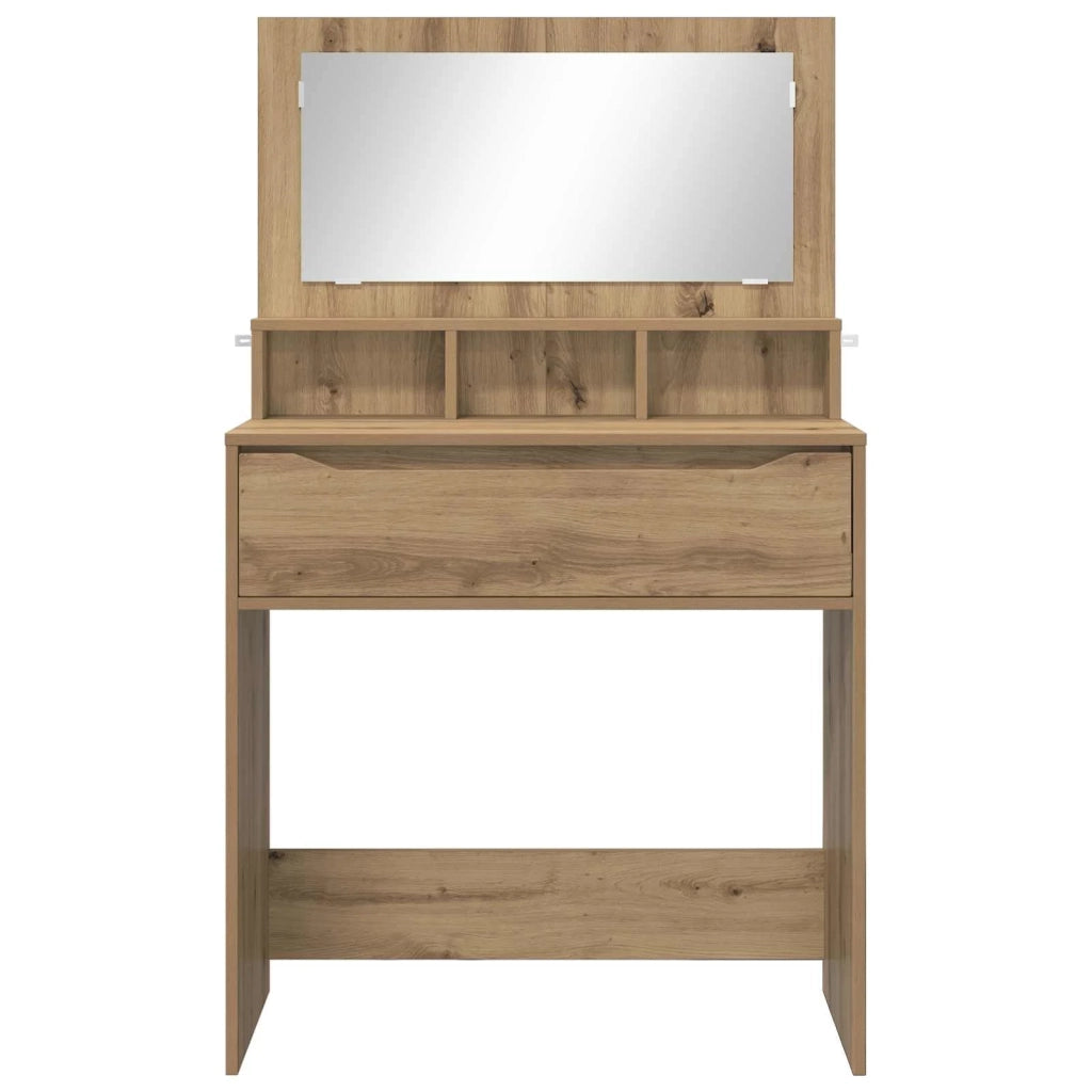 Tavoli da Trucco per Camera da Letto Rovere artigianale 888986