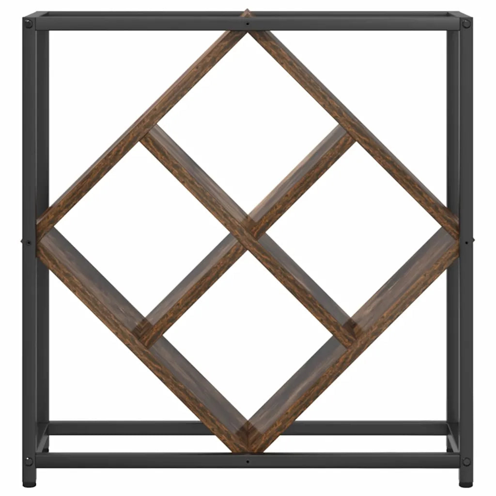 Portabottiglie Rovere fum¨¦ 51 x 18 x 52,5 cm Legno multistrato CFW6124305