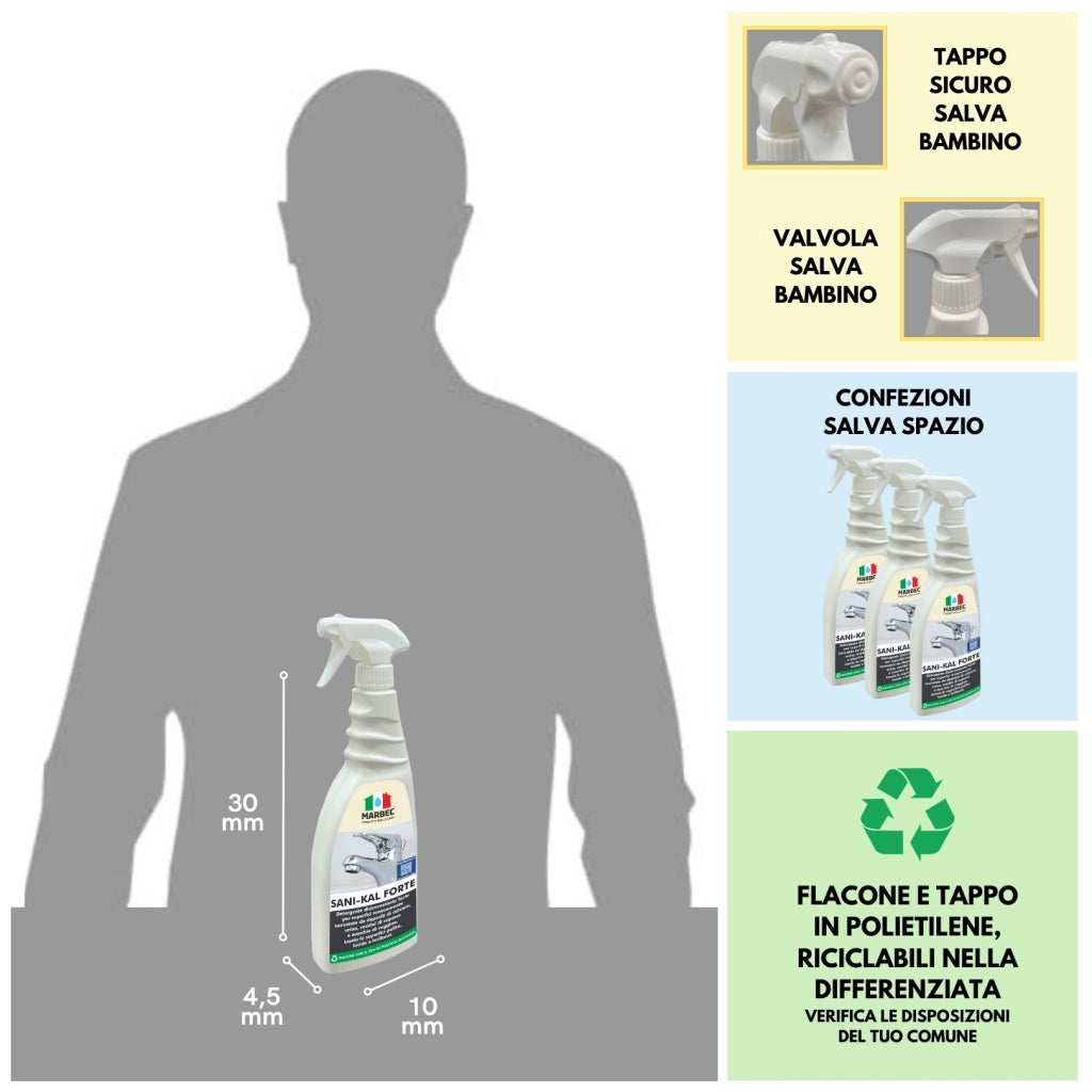 KIT MANUTENZIONE BAGNO - Kit Pulizia Bagno Completo, Anticalcare e Igienizzante, Accessori Inclusi