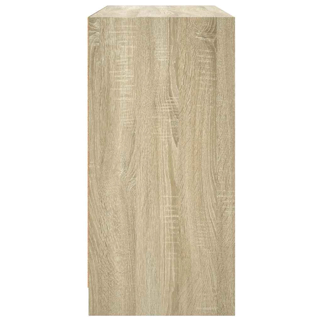 Credenza buffet cassettiera mobile contenitore organizer cucina soggiorno soggiorno Sonoma 102 x 37 x 75,5 cm derivati ​​del legno marrone 02_0031482