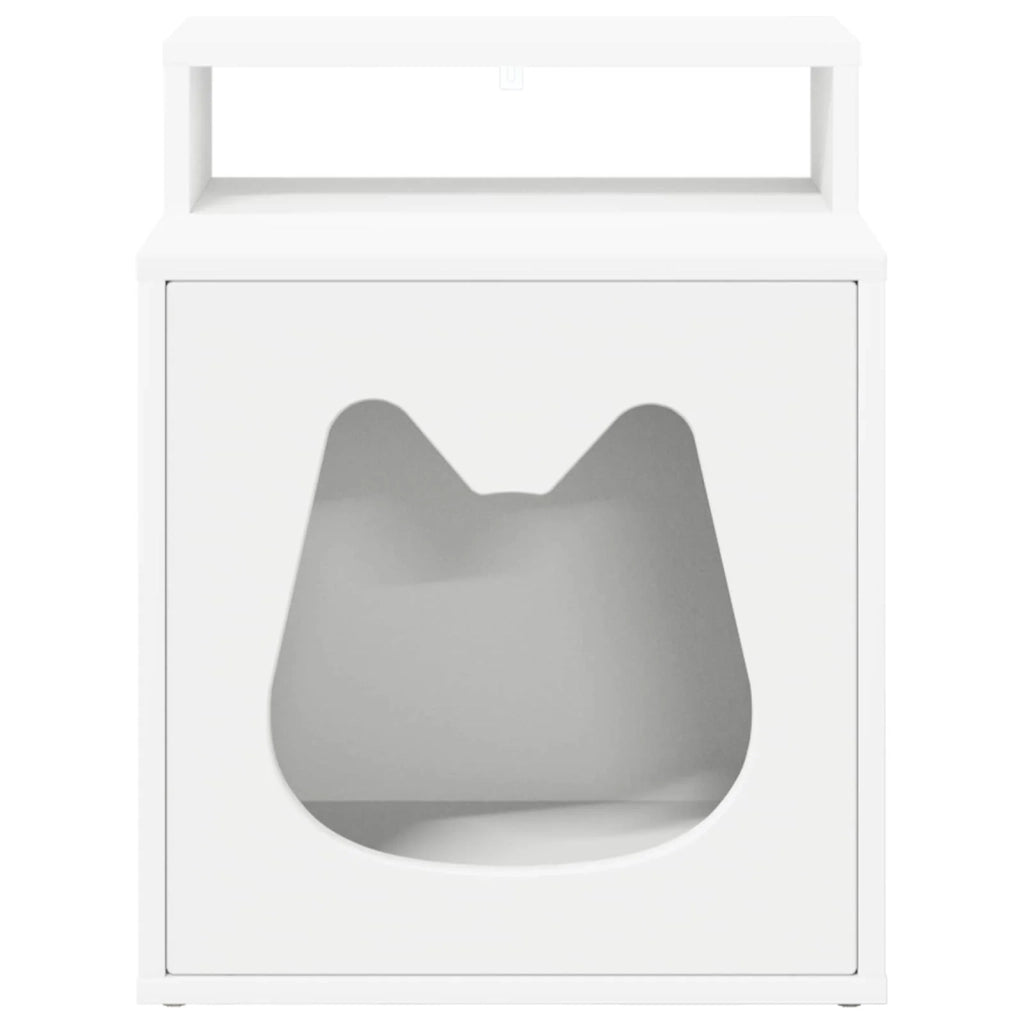 Casa per Gatti Bianco 42,5 x 40 x 53,5 cm Legno multistrato