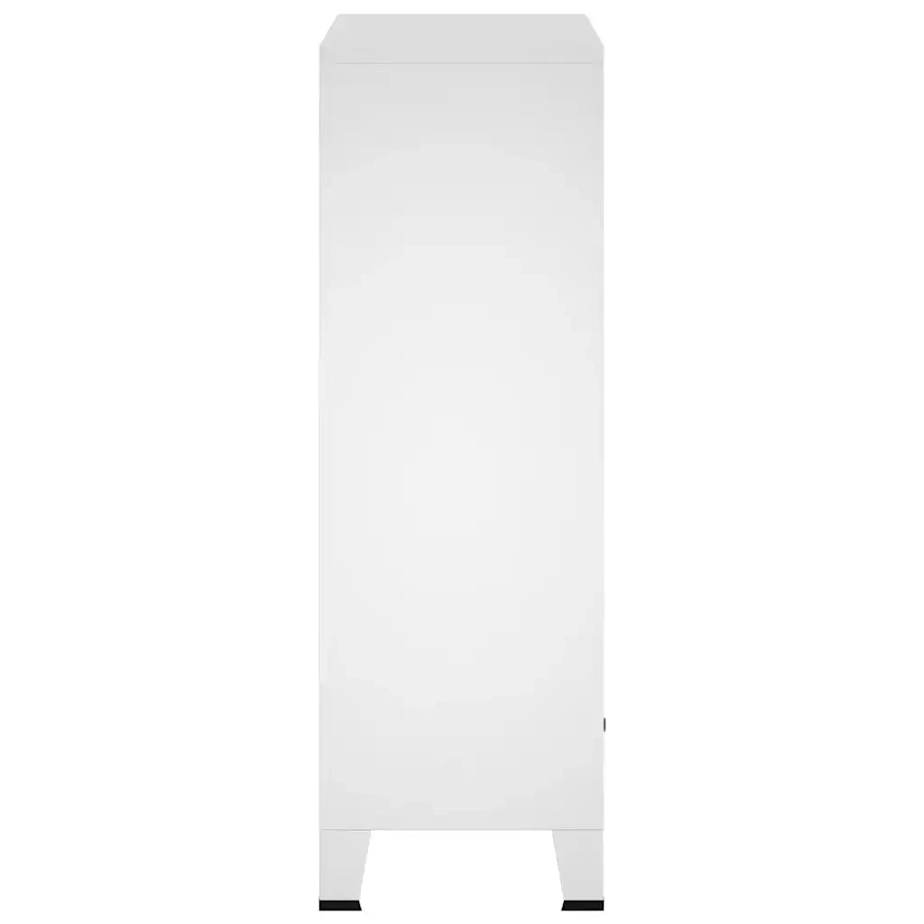 Armadio Industriale Bianco 67x35x107 cm in Acciaio CFW3116011