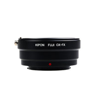 Kipon Adattatore per obiettivo per Fuji OX a Fuji X con attacco a baionetta, con regolazione manuale di apertura e messa a fuoco, pratico accessorio per fotocamera