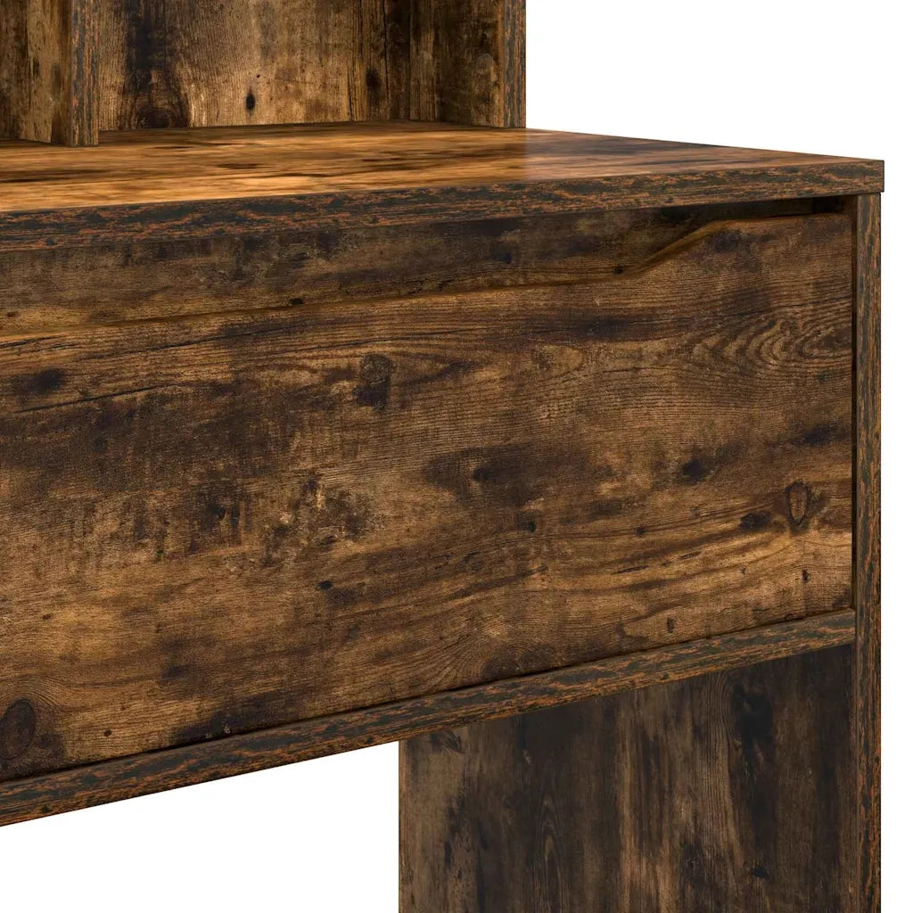 Tavoli da Trucco per Camera da Letto con cassetto Rovere fumé