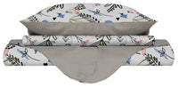 Copripiumino 1 Piazza e Mezzo Double Face con Federe Stampato Provenza