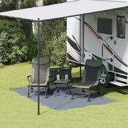 Tappeto da Tenda Blu e Grigio 300 x 200 cm Polietilene 42000166
