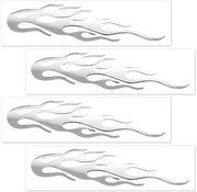 Sticker auto universale - 4 pezzi - impermeabile - PVC - decorativo - universale - 20 x 6 cm - adesivi per carrozzeria