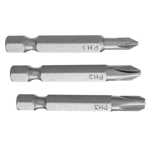 INSERTI PER AVVITATORI PH (3 pz) PH1-2-3 mm 48  - STANLEY