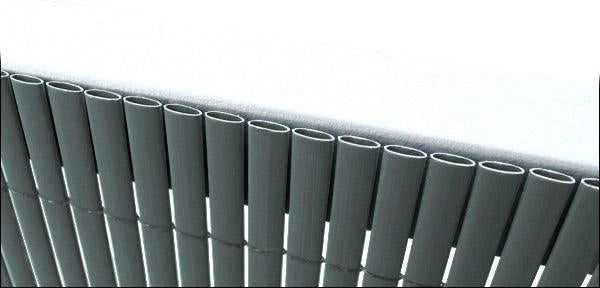 Recinzione frangivento/schermo privacy in PVC 200 x 300 cm grigio 03_0001467