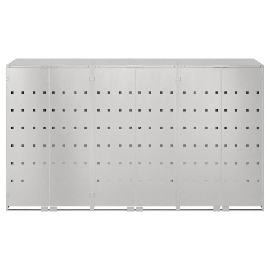 Contenitore per Rifiuti per 3 Bidoni 340 x 77.5 x 115.5 cm