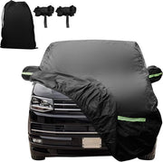 Copertura acqua resistente 300D per VW T5 T6 - Tutti i climi, impermeabile al vento, alla neve e alla luce UV, esterno/interno con zip laterale per la porta.