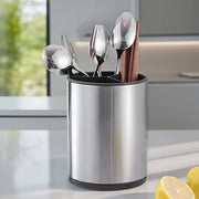 Arredamento cucina, 18,5 x 14 cm, arredamento cucina, acciaio inossidabile; menù a muro multifunzionale, 360 gradi girevole menù e forchetta, creativo contenitore di stoccaggio, menù a stecchi girevole