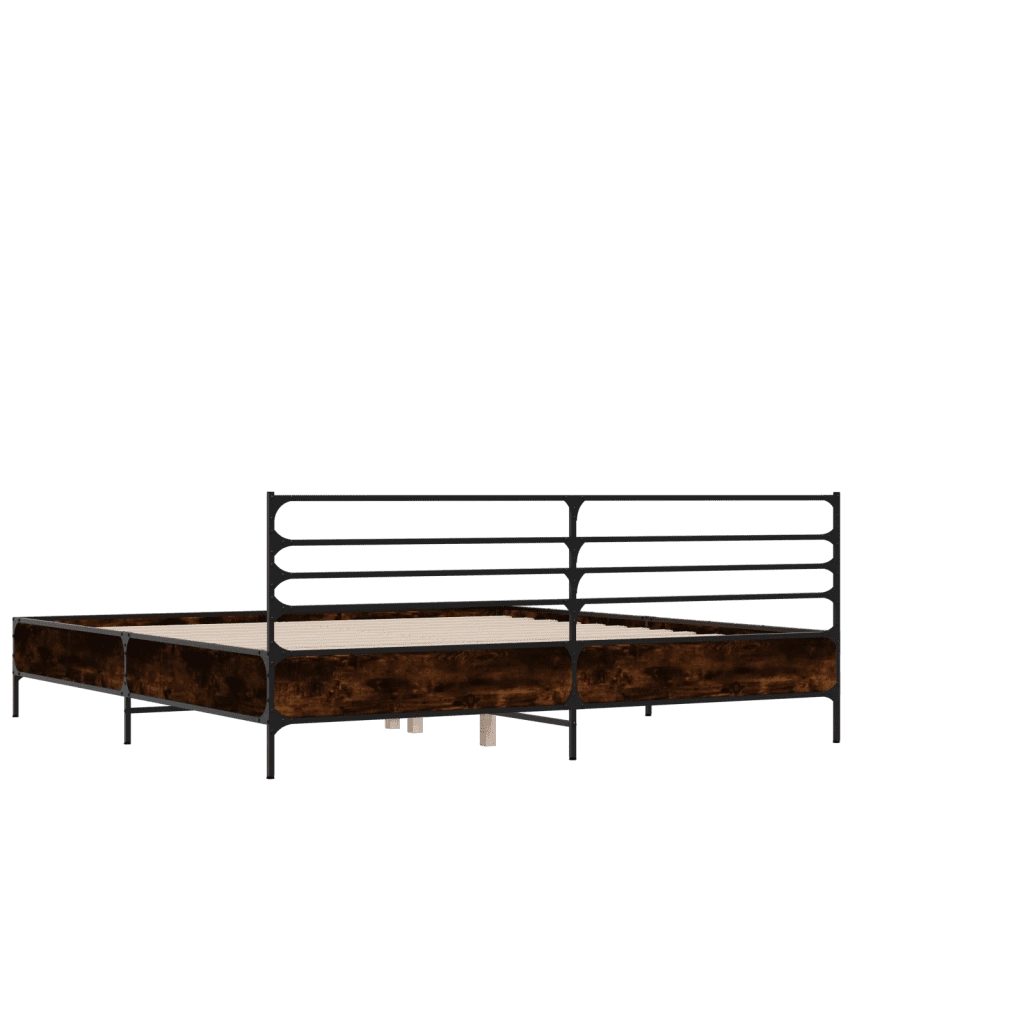 Giroletto Rovere Marrone 135x190cm in Legno Multistrato Metallo