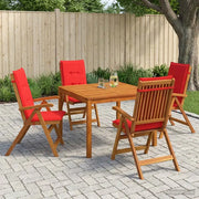 Set da pranzo da giardino 5 pezzi 5 pz Naturale 3434618