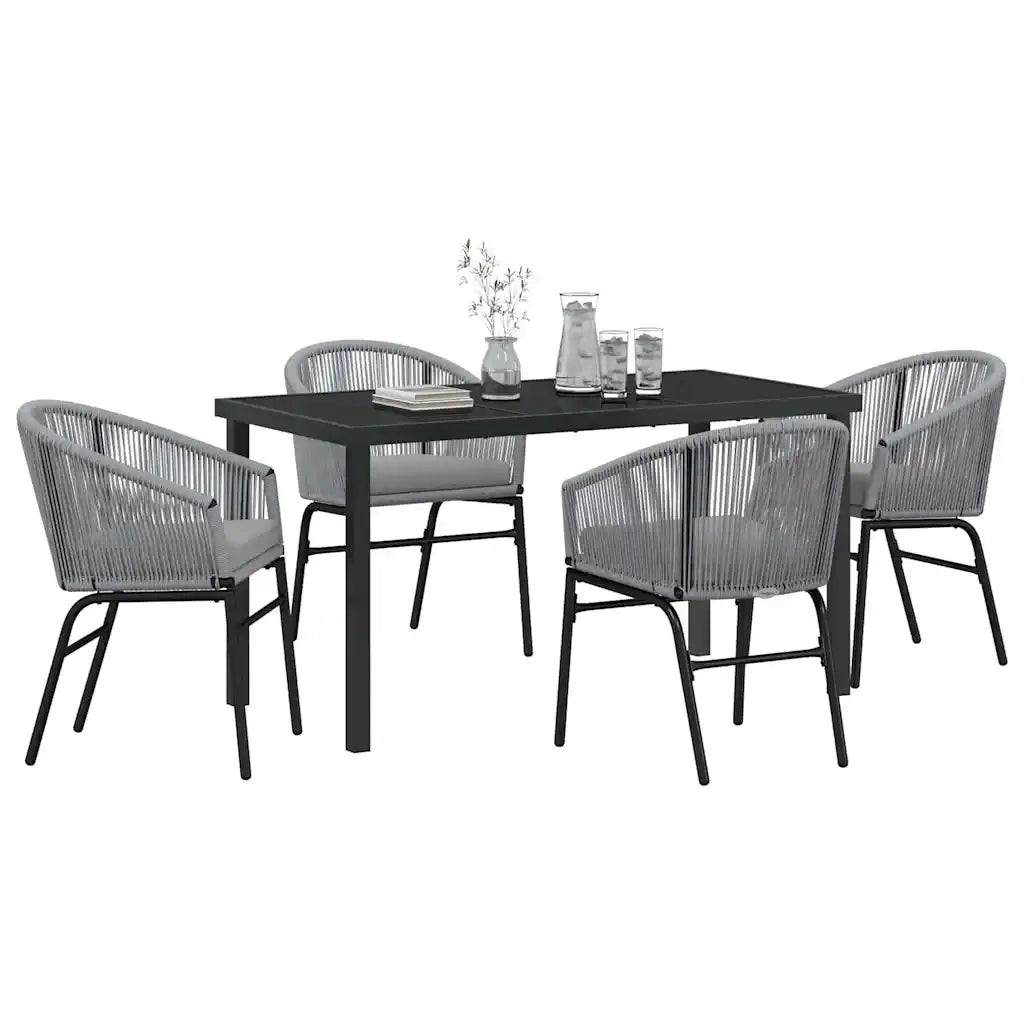 Set da Pranzo per Giardino 5 pcs Antracite 3379361