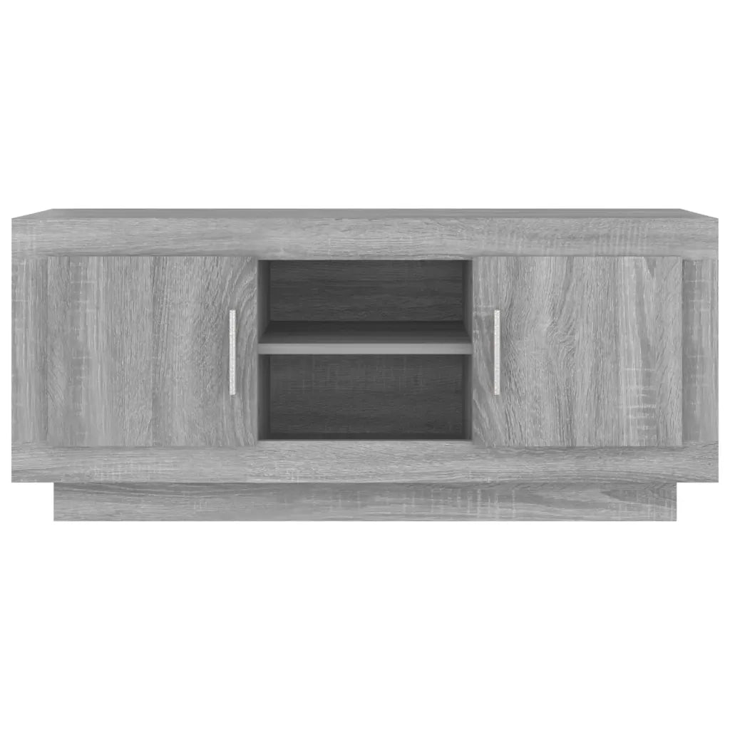 Mobile TV-Credenza TV-Console TV Grigio Sonoma 102x35x45 cm in Legno Multistrato 167691