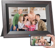 Tavolo fotografico digitale 10,1 pollici con WiFi e 32 GB di memoria, schermo IPS HD touchscreen e rotazione automatica