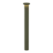 TIBERIO Bollard Led 10W 82° IP65 4000K 9D 75cm in alluminio finitura Verde - Illuminazione da esterno professionale per giardini