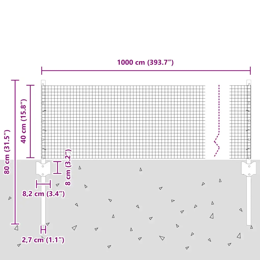 Recinzione da Giardino | Recinzione con Posto Grigio