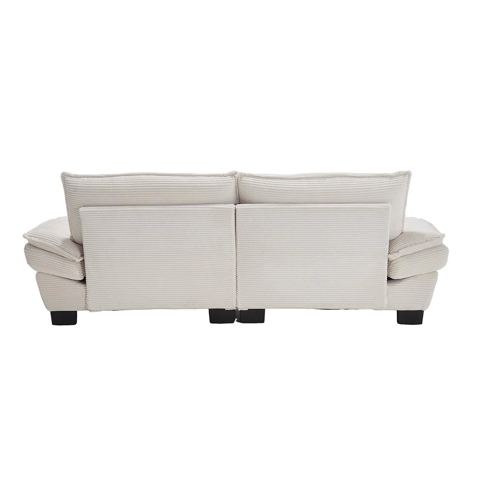 Divano letto doppio - Xylo - Con piumino, cuscino incluso, beige