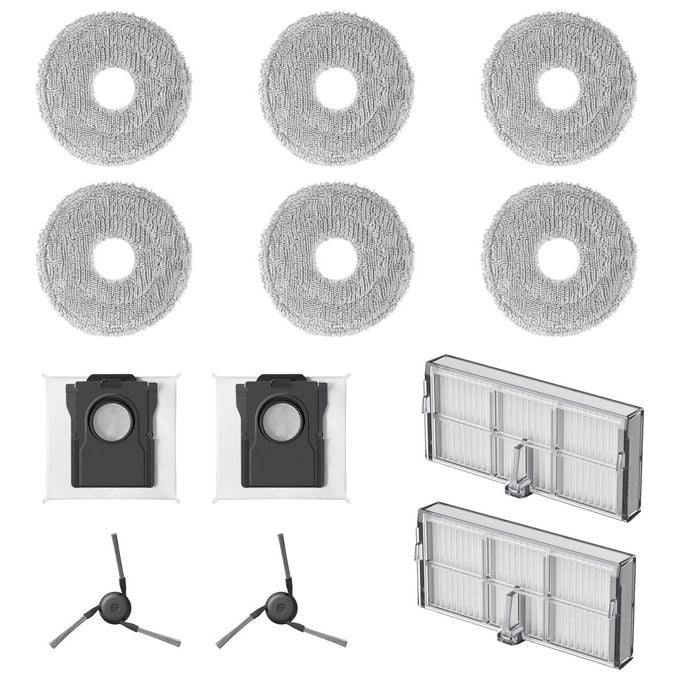 Mova MRAK67 Kit Accessori Robot Aspirapolvere per P50 Pro Ultra e P50 Ultra pads lavanti filtri spazzole sacchetti