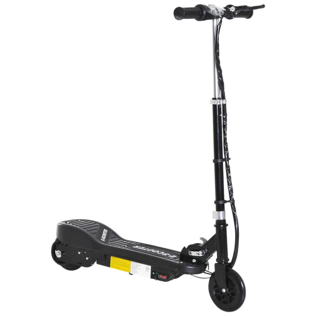 Scooter Elettrico Pieghevole per Bambini ¨C zephmum ¨C Nero, 24V, 74x36x69-91 cm