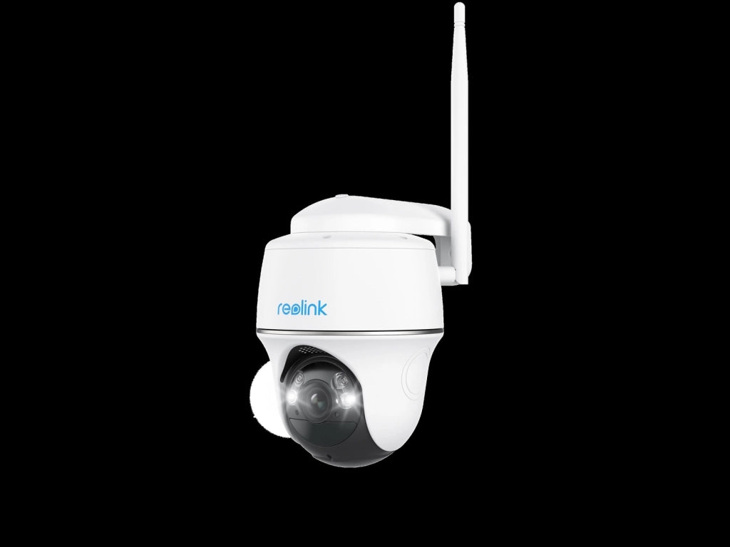 Reolink BWPT2K05 Argus Series B430 Telecamera IP Wi-Fi a batteria solare 5MP Pan Tilt visione notturna audio 2 vie colore Bianco