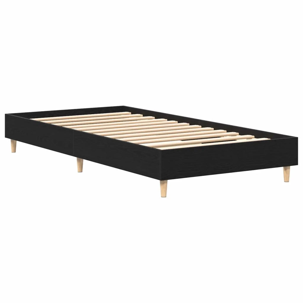 Struttura del letto Rovere Nero 80 x 200 cm 8009065