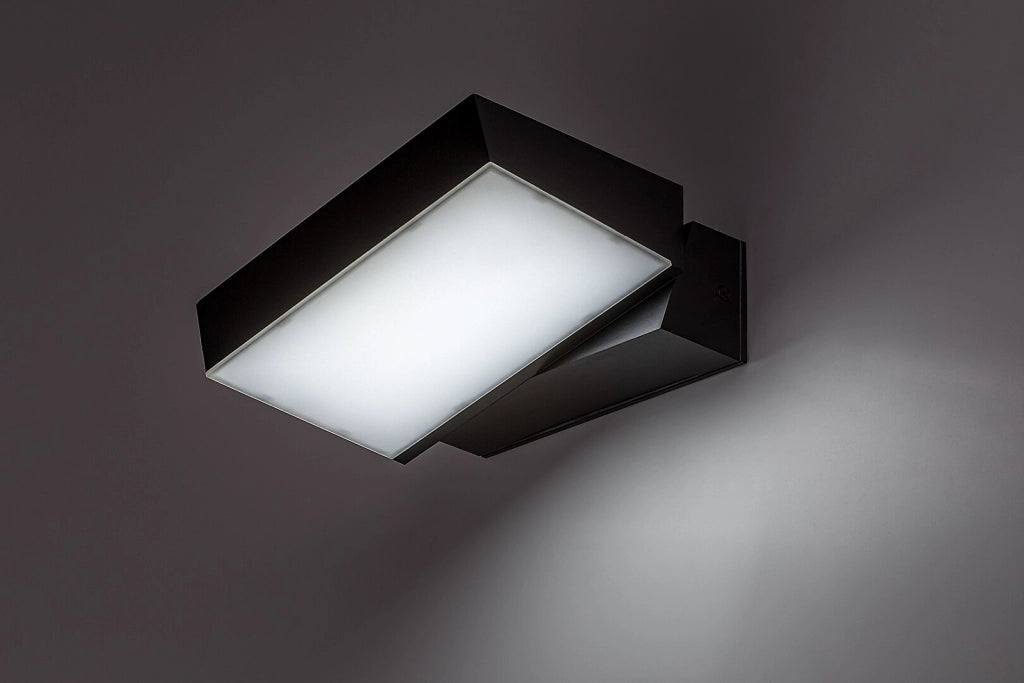 Applique esterna nera LED 14W CCT IP54 Rabalux Laxa