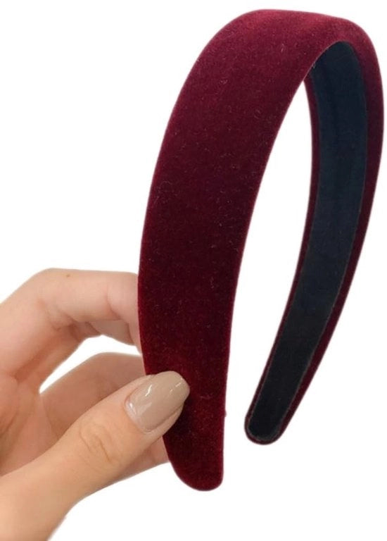Cintura per Capelli in Pelle di Velluto - Accessori per Capelli Vintage - Donna - Unico Misura - Soffice e Comodo - Per Uso Giornaliero - Cintura per Capelli