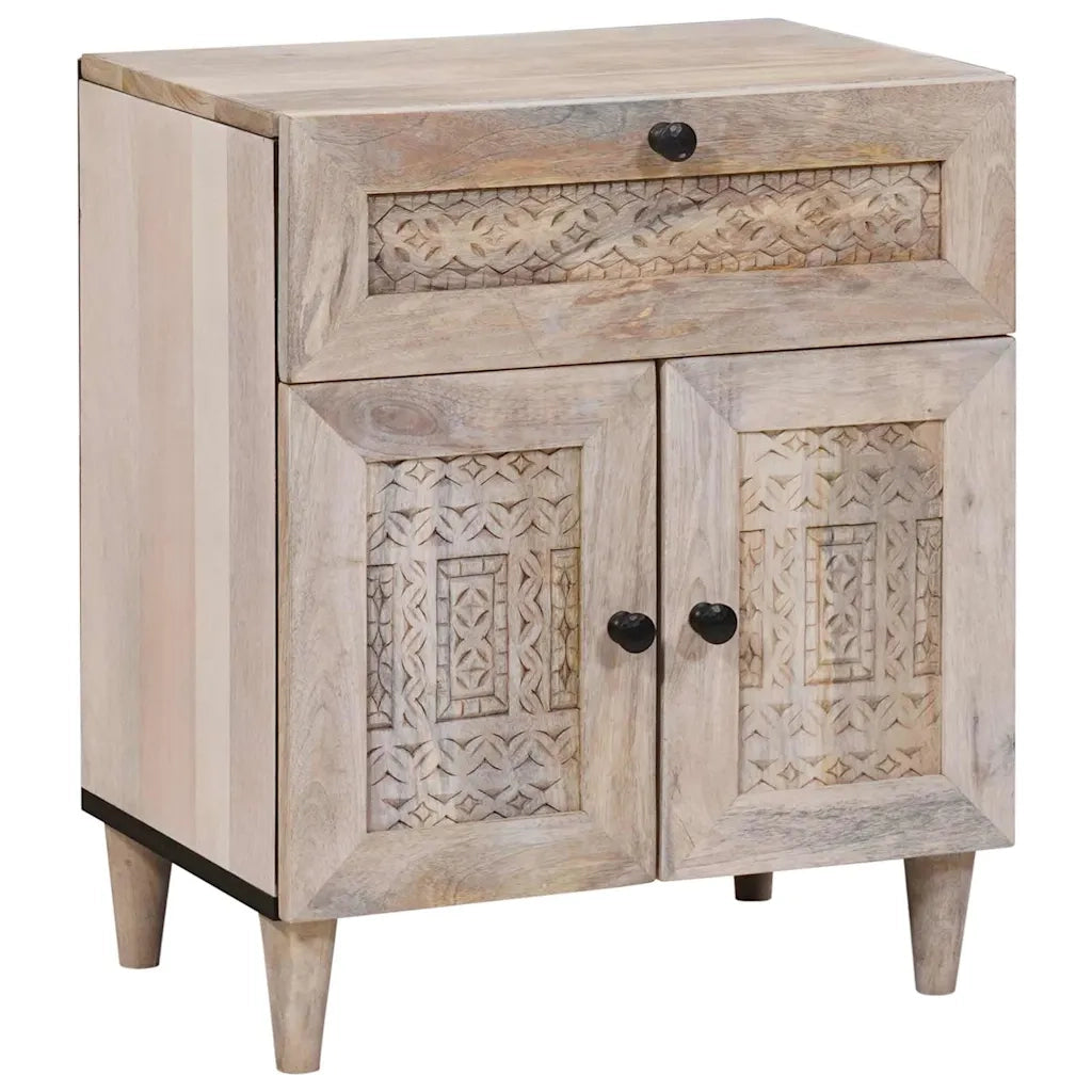 Armadio da Notte Bianco 50 x 33 x 60 cm Legno ingegnerizzato 4018127