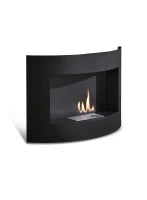 E-STYLO Biocamino da parete moderno, perfetto per creare un’atmosfera calda e accogliente nella tua casa, 15.5cm X 63cm H. 45cm