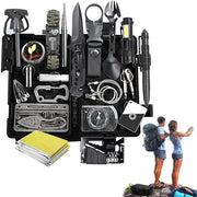 Kit di Emergenza Outdoor - Zaino con Rampino - Nero