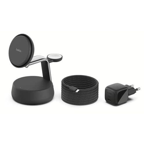 Belkin UltraCharge Pro 25W Qi2 mag.3-in-1 staz.ri.ne.WIZ040kqCH