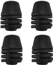 Corona D'oro - Paraurti in Gomma Bumpers - Resistenti e Duraturi - Nero - Cuscino di Capotto - Adatto per Auto e Motocicli - 4 Pezzi