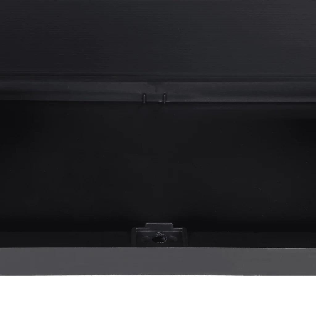 Armadio da Esterno Grigio e Nero 65x37x165 cm in PP 364201