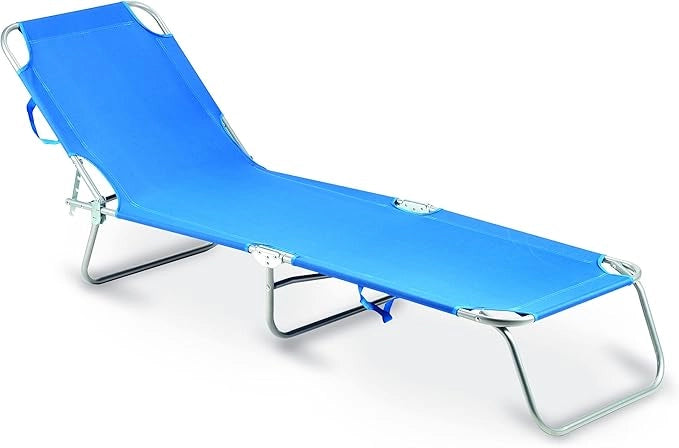 Lettino pieghevole Maiorca colore blu L1548016