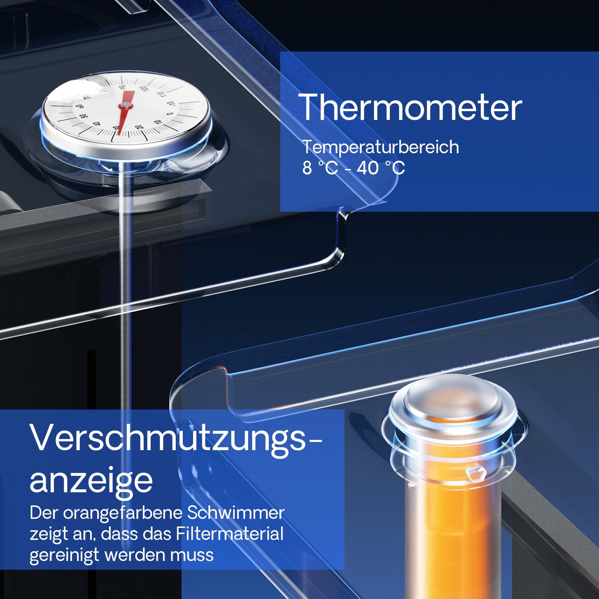 Filtro a camera per laghetto CBF-550 L per filtrazione di max 60.000 l