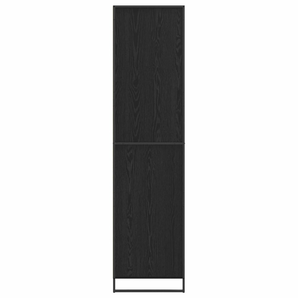 Armadio Rovere Nero 50 x 50 x 200 cm Legno multistrato 3403016