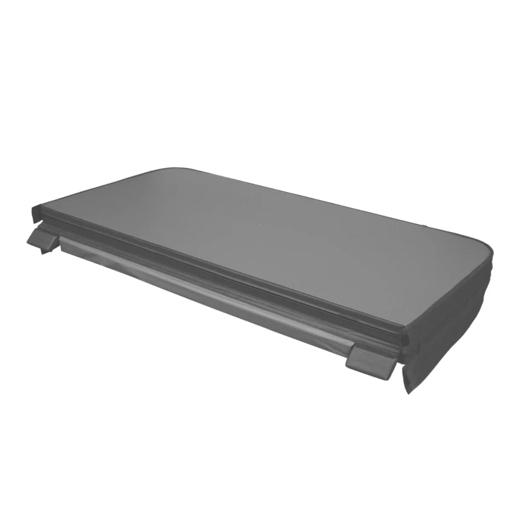Copertura per vasca idromassaggio Coperchio Spa 2.2 x 2.2m quadrato Grigio Hard Top Resistente alle intemperie PVC in Pelle