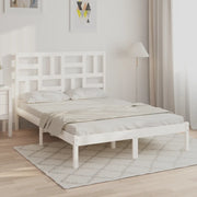 Giroletto-Struttura Letto Bianco in Legno Massello 120x200 cm 738686