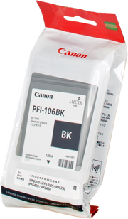 Canon PFI-106 BK cartuccia d'inchiostro 1 pz Originale Nero per foto