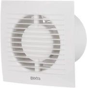 Ventilatore per bagno 100 mm di diametro - ventilazione silenziosa per bagno e toilette - impermeabile - in plastica bianca
