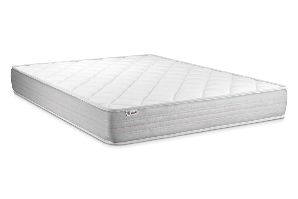 Letto con materasso VITALMEMO 180 x 220 cm Rete Kit Nero