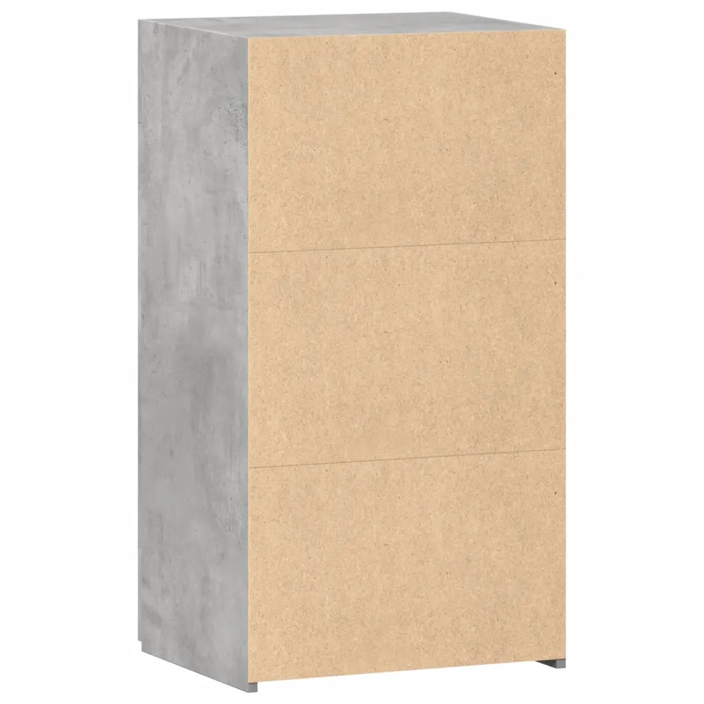Credenza Grigio Cemento 50x42,5x93 cm in Legno Multistrato 846295