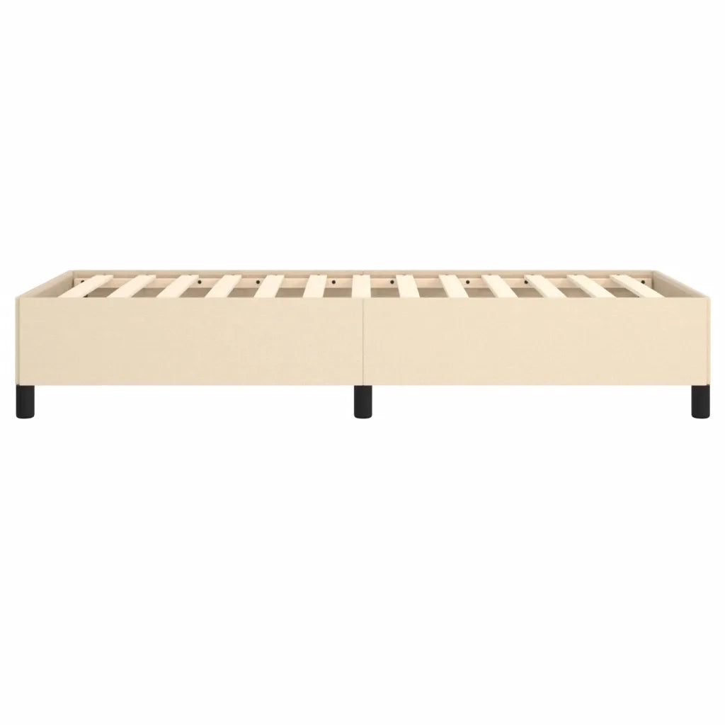 Giroletto senza Materasso-Struttura Letto Crema 90x190 cm in Tessuto 767706
